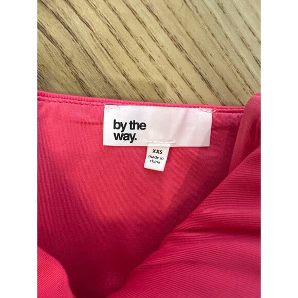 By the Way Pink Dress Strapless Womens XXS - Picture 5 of 7